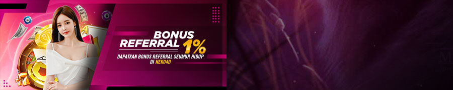 BONUS REFFERAL 1%